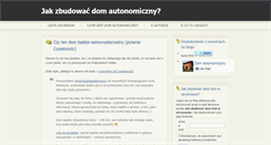 Desktop Screenshot of dom-autonomiczny.edu.pl
