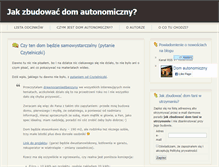 Tablet Screenshot of dom-autonomiczny.edu.pl